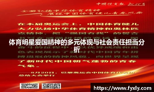 体育明星爱国精神的多元体现与社会责任担当分析