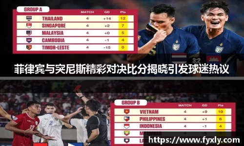 菲律宾与突尼斯精彩对决比分揭晓引发球迷热议